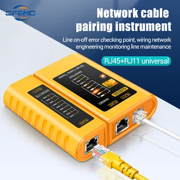 M469D Cable lan tester Network Cable Tester RJ45 RJ11 RJ12 CAT5 UTP LAN Cable Tester Networking Tool network Repair 4