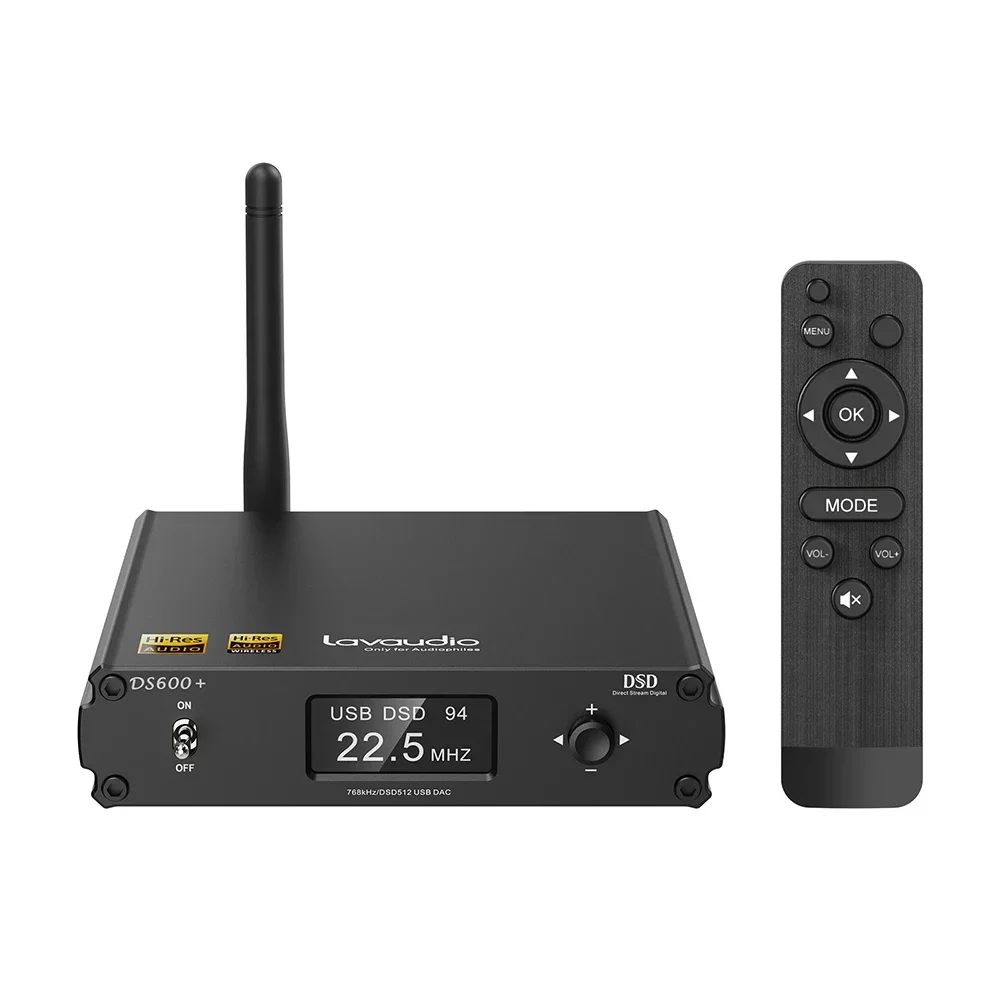 Фото Новый Lavaudio DS600+ USB ES9038Q2M HiFi DAC: настольный декодер-предусилитель с AptX-LL/HD и LDAC, Bluetooth 5.0 аудиоприемник №1