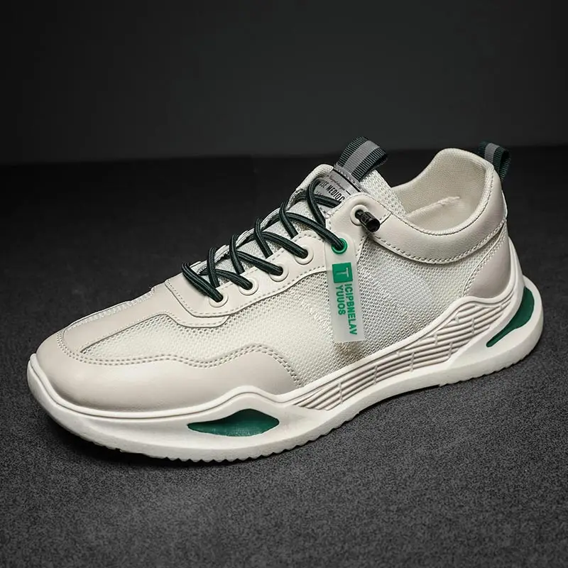 

Кроссовки мужские на шнуровке, Вулканизированная подошва, спортивная обувь, синие, для бега