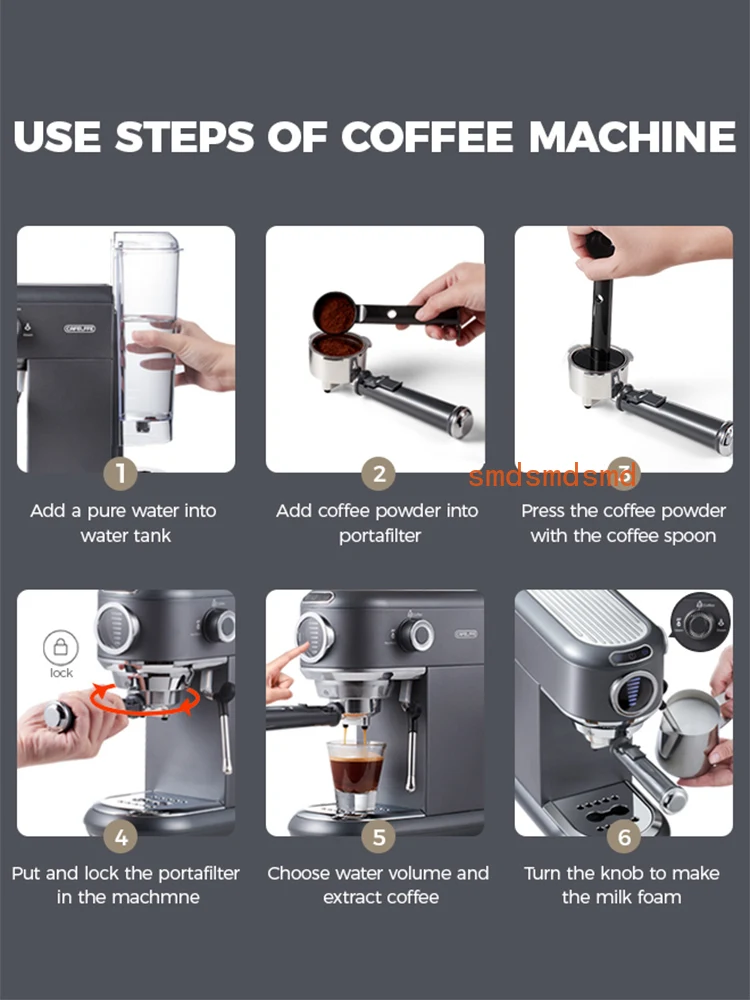 Кофемашина Cafelffe 4-в-1 для капучино, эспрессо, капсул Dolce GustoNespresso и кофе в пакетиках ESE – подарок для любимого человека, папы, мамы. (art.: 3920d960896ef) - 3920d960896ef