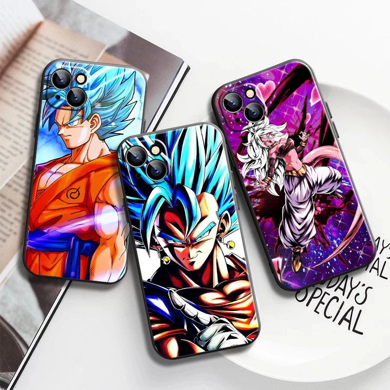 

Dragon Ball Phone Case For iPhone 13 12 11 6 6S 7 8 Plus X XR 11 Pro XS Max Mini SE Silicone Cover Coque For iPhone 12 Cover