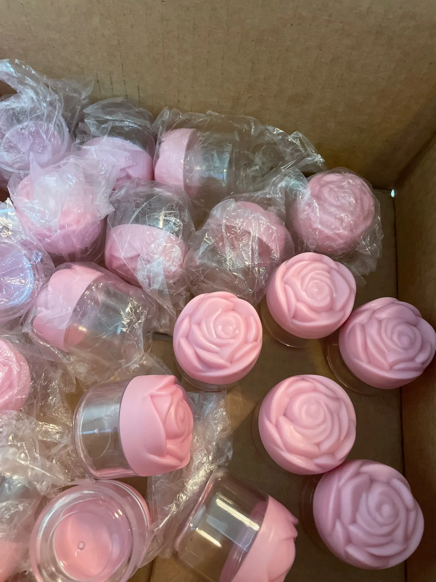 Тара для косметического крема пластиковая 10 шт