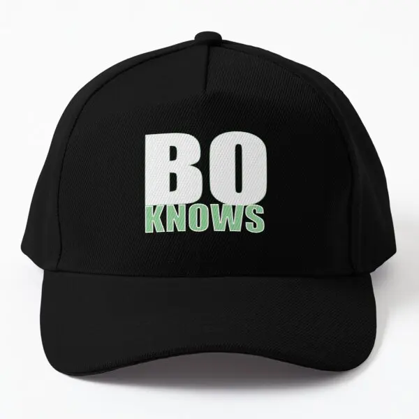 

Bo Knows Baseball Cap Hat Outdoor Casquette Printed Snapback Casual Summer Fish Women Spring Czapka Sun Black Hip Hop