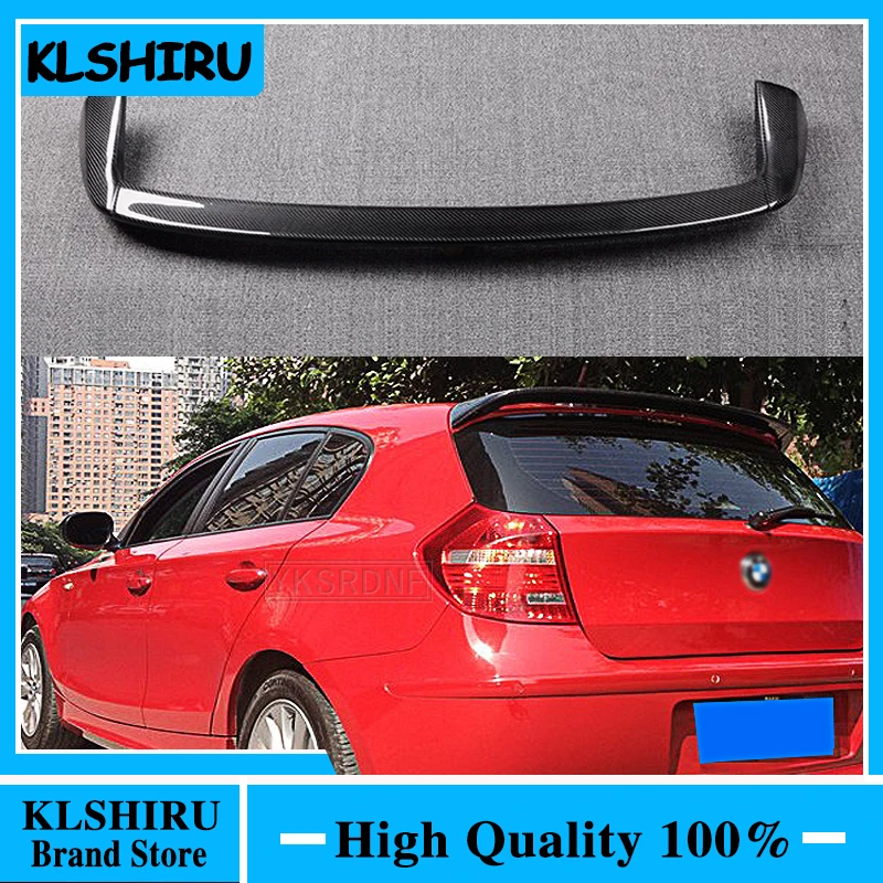 

for BMW 1 Series 2004 - 2011 (1st Generation 2-Box ) E87 (5-Door) E81 (3-Door) Carbon Fiber Rear Roof Window Spoiler Car Wing