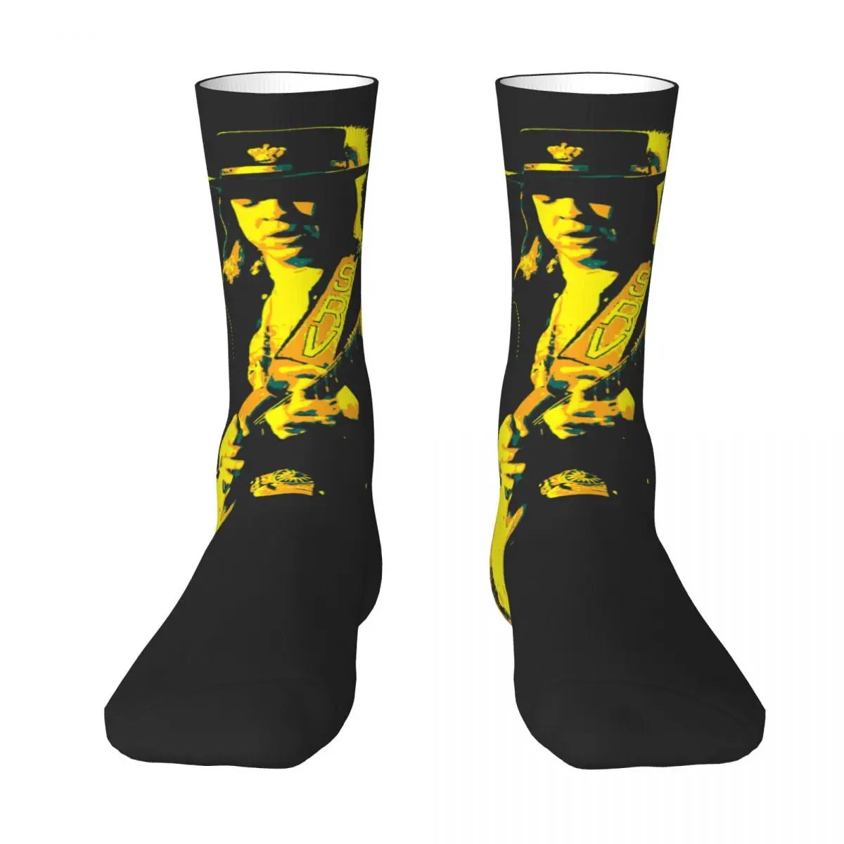 

Stevie Ray And Vaughan. Stephen Ray Vaughan. An America Stocking Classic Graphic Contrast color Field pack Compression Socks