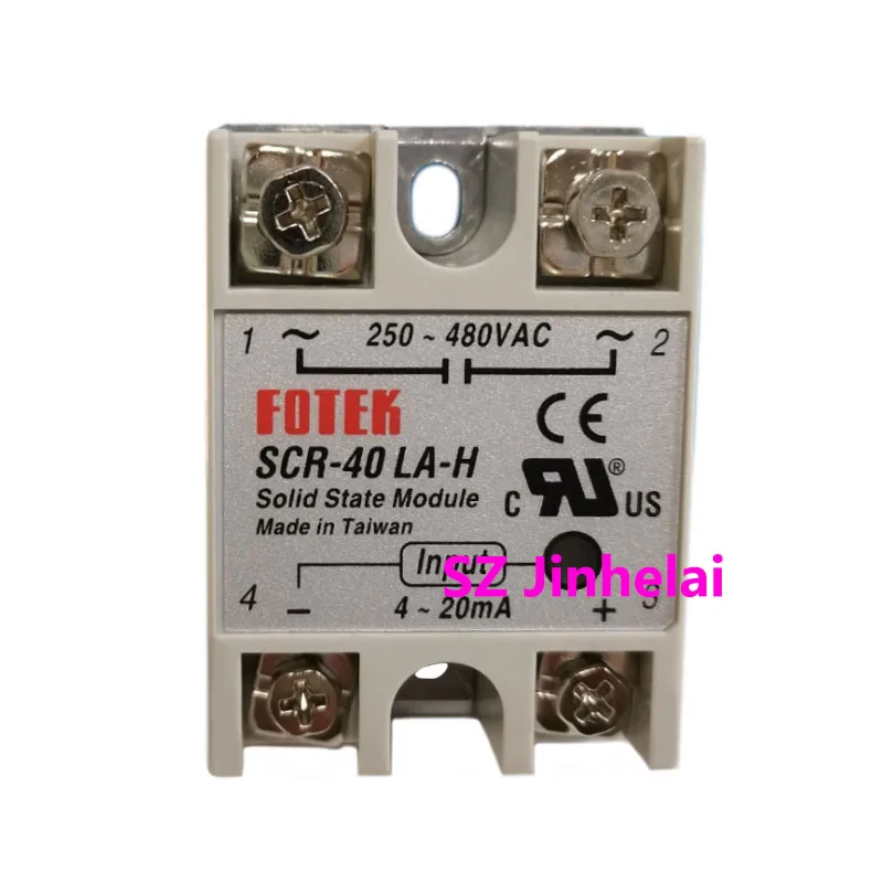 Новое и оригинальное однофазное твердотельное реле FOTEK SCR-25LA 40LA 50LA 75LA-H 25LA 75LA SSR Small