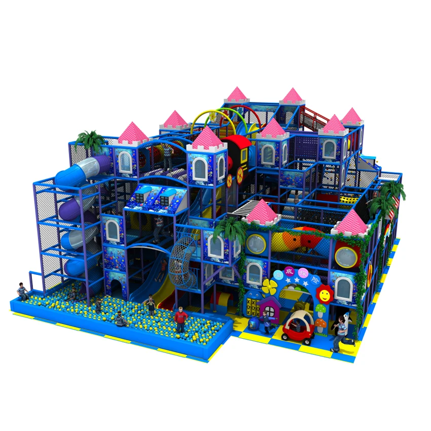 

Kid Indoor Playground Park Child Fun Castle Large-Scale Recreation Ground Game Slide Toy Mall Park Park YLW-IN171063