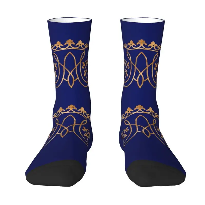 

Классные мужские носки Ave Maria с монограммой, теплые удобные носки унисекс с 3D-принтом католического Иисуса