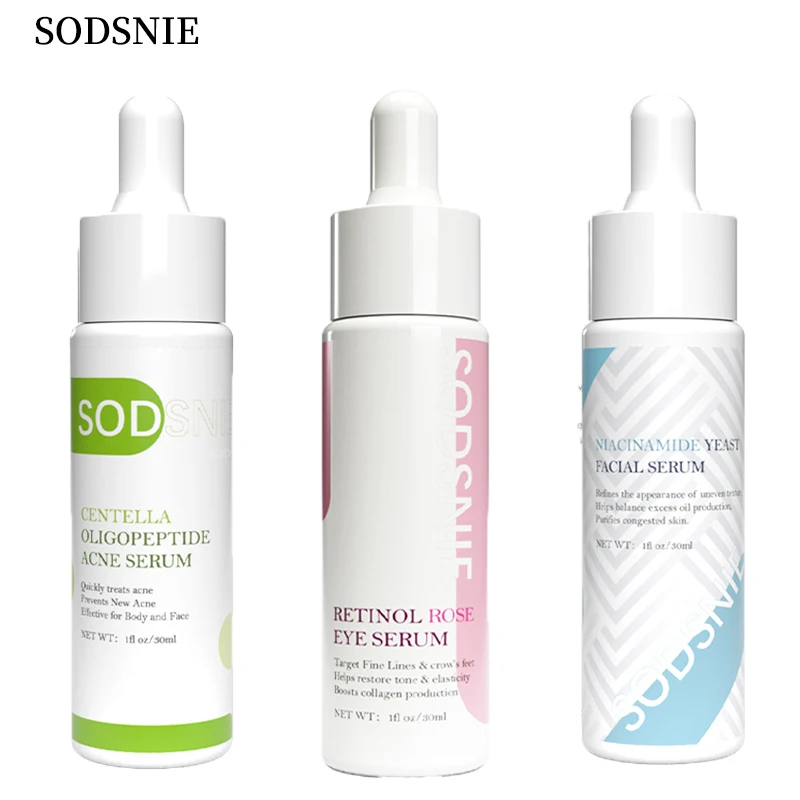 

Newest Retinol Nicotinamide Centella Face Serum Anti Aging Anti-wrinkle Shrink Pores Remove Acne Whitening Essence Skin Care