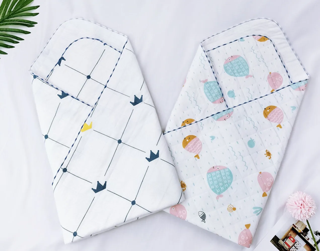 

85x85cm Newborn Baby Towel Pure Cotton Bag Single Newborn Baby Wrapping Cloth Clip Cotton Warm Holding Blanket