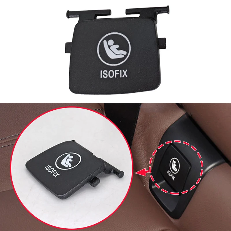 

ABS Child Seat Cover Safety Rear Seat Isofix Cover Buckle Cover for BMW X3 G08 2017 2018 2019 2020 2021 Car Interior