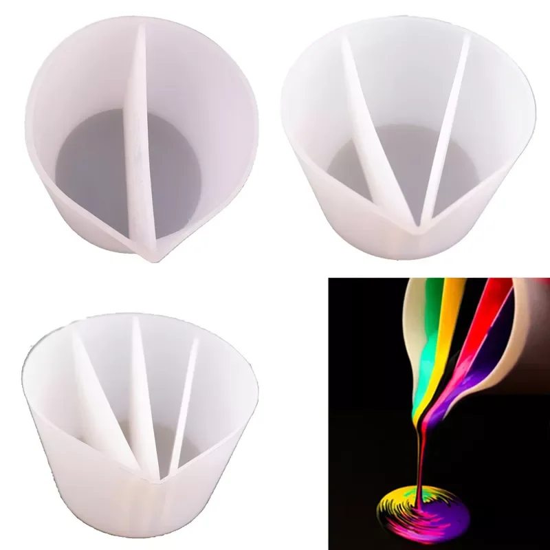 

Silicone Epoxy Resin Mixing Cups For DIY Crystal Epoxy Resin Mold Distributing Cup Toning Cup Handmade Making Accessories
