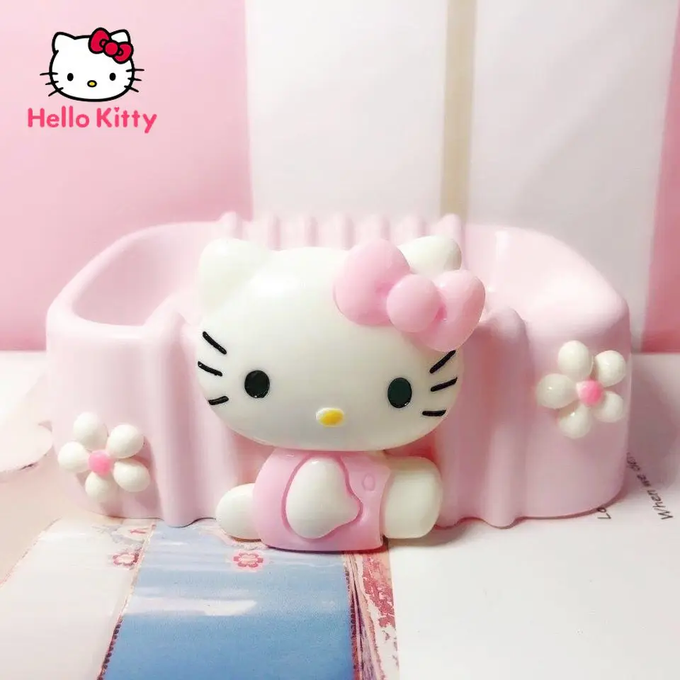 

Hello Kitty Cartoon Cute Home Creative Soap Box Soap Box Pink Drain Soap Box Toilet Bathroom Soap Box with Lid
