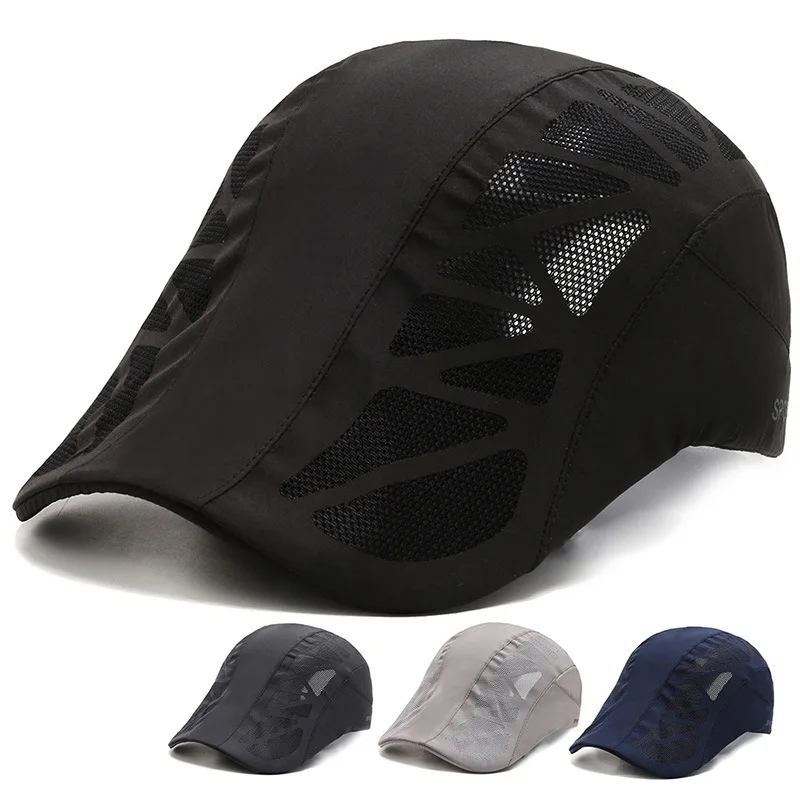 

Summer Quick-drying Thin Section Forward Hat Men's Hundred With Breathable Sunscreen Mesh Fishing Sun Hat