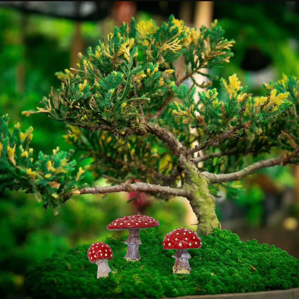 Экологичные светящиеся грибные украшения статуи сутухи ручной работы из смолы