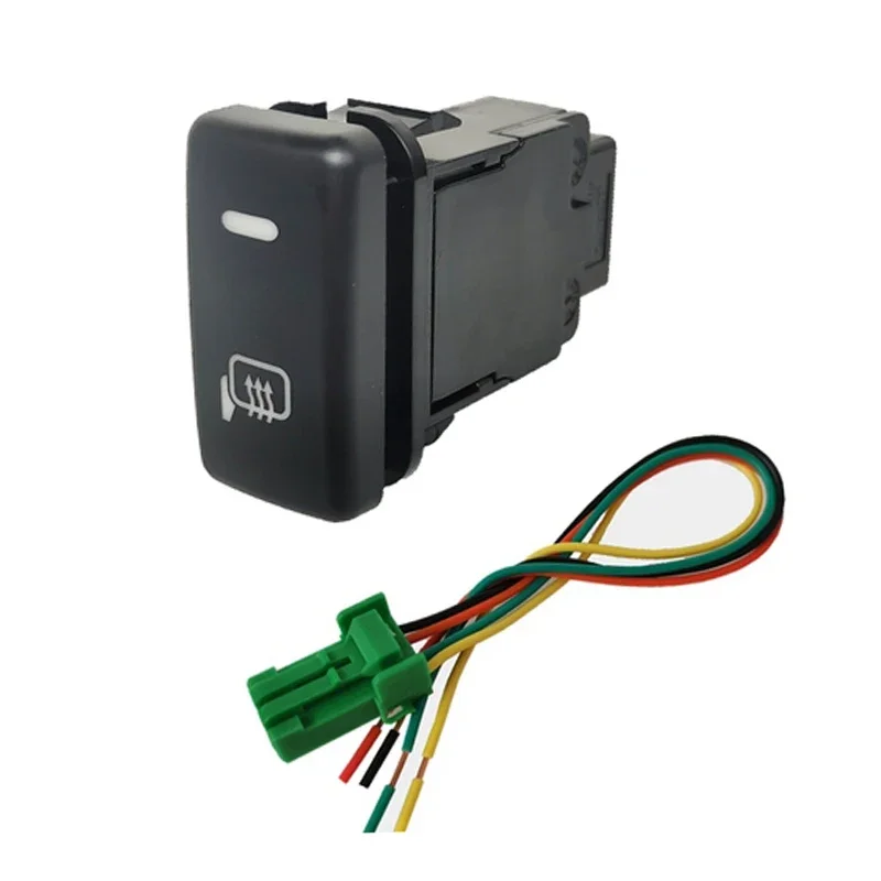 

1 шт., оранжевый светильник, автомобильный ABS, кнопка включения с подогревом и проводом для Toyota Land Cruiser Hilux Prado 120 FJ CRUISE, аксессуары