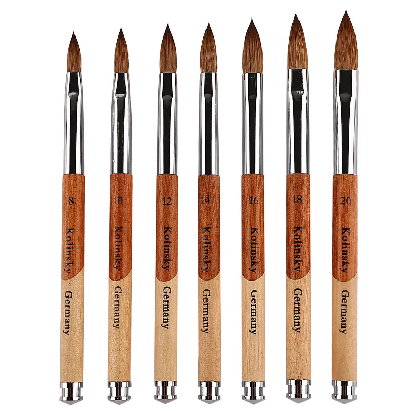 

2022 Women's Nail Beatuty Products Nail Art Brush Kolinsky Acrylic Nail Brush for Nail Art