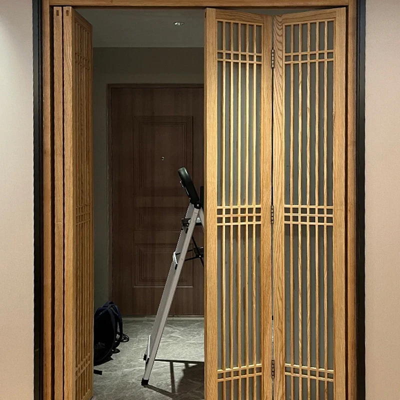 Настраиваемая главная входная домашняя раздвижная дверь интерьер деревянный