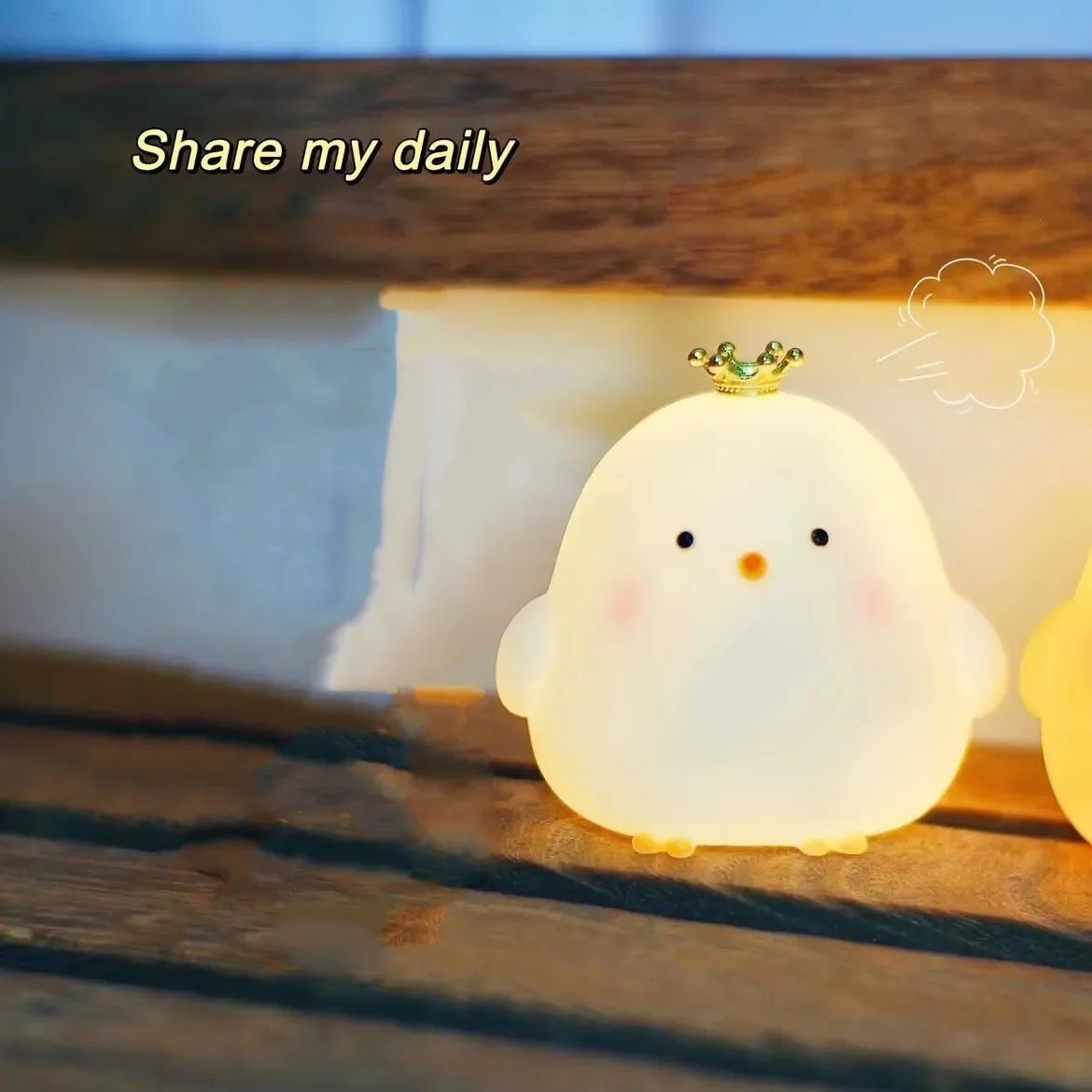 

eTya милый желтый куриный ночник