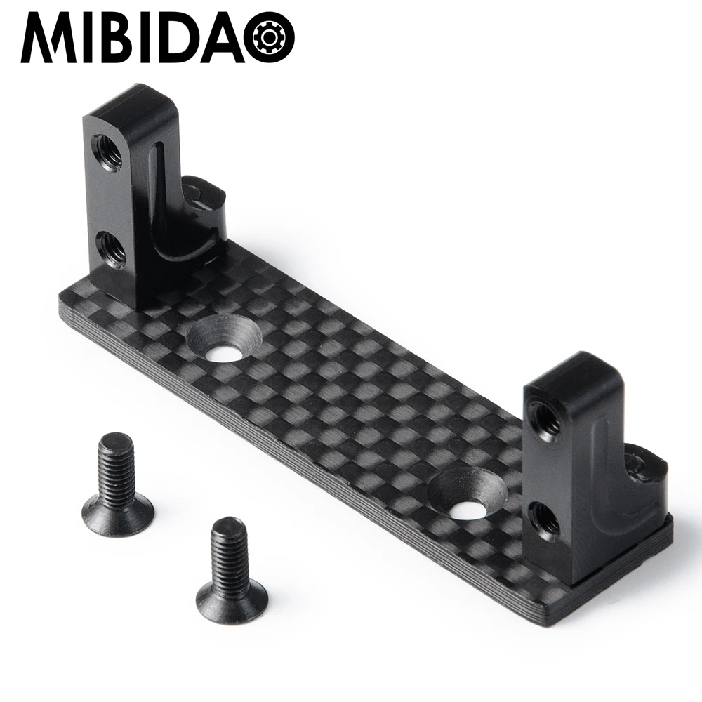 Mibidao Metal Servo Mount for 1/10 RC Crawler Car Axial SCX10 AXI03004(Capra) Unlimited Trail Buggy Upgrade Parts Accessories