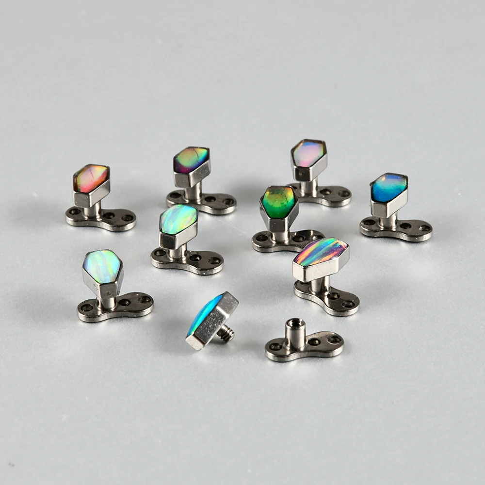 1 шт. 16 г класс 23 титановая флэш-пленка опаловые топы для гроба и дермальная основа