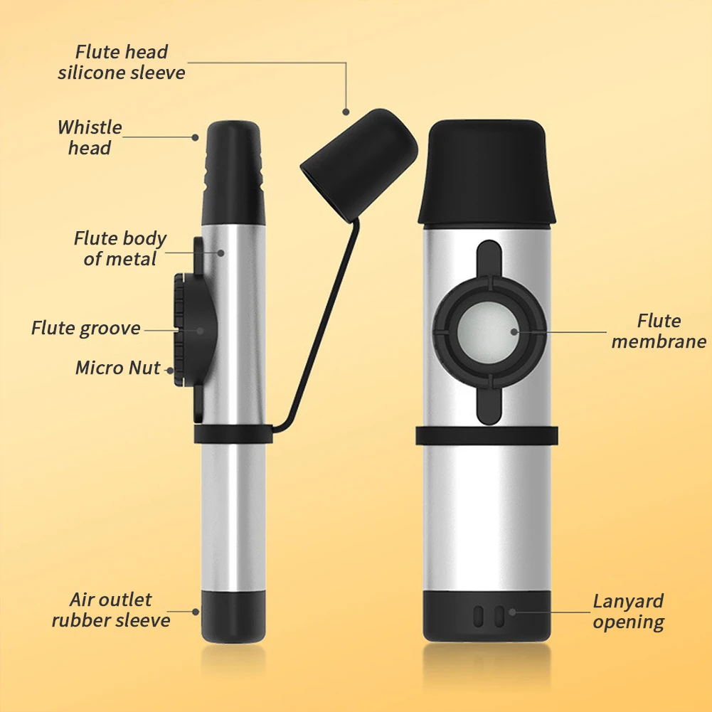 Набор Kazoo металлический инструмент красочный с 5 диафрагмами и 1 коробкой для