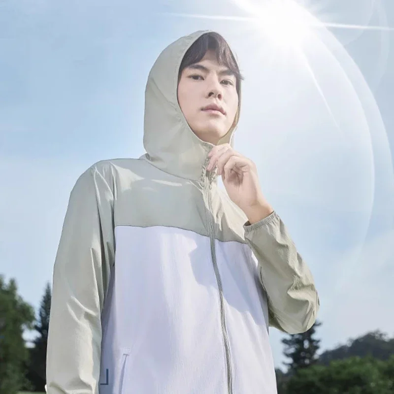 QIAODAN солнцезащитная одежда для мужчин новинка 2024 UPF100 + высококачественная