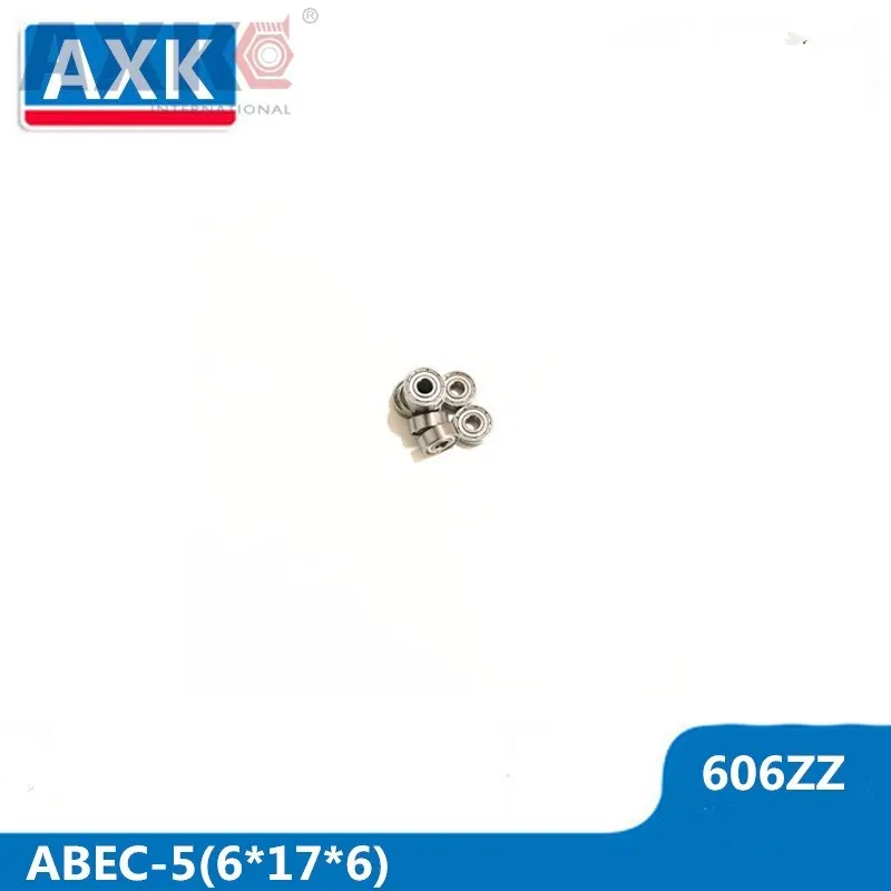 AXK 606ZZ ABEC-5 (100PCS) 6x17x6MM Miniature Ball Bearings 606ZZ EMQ Z3V3