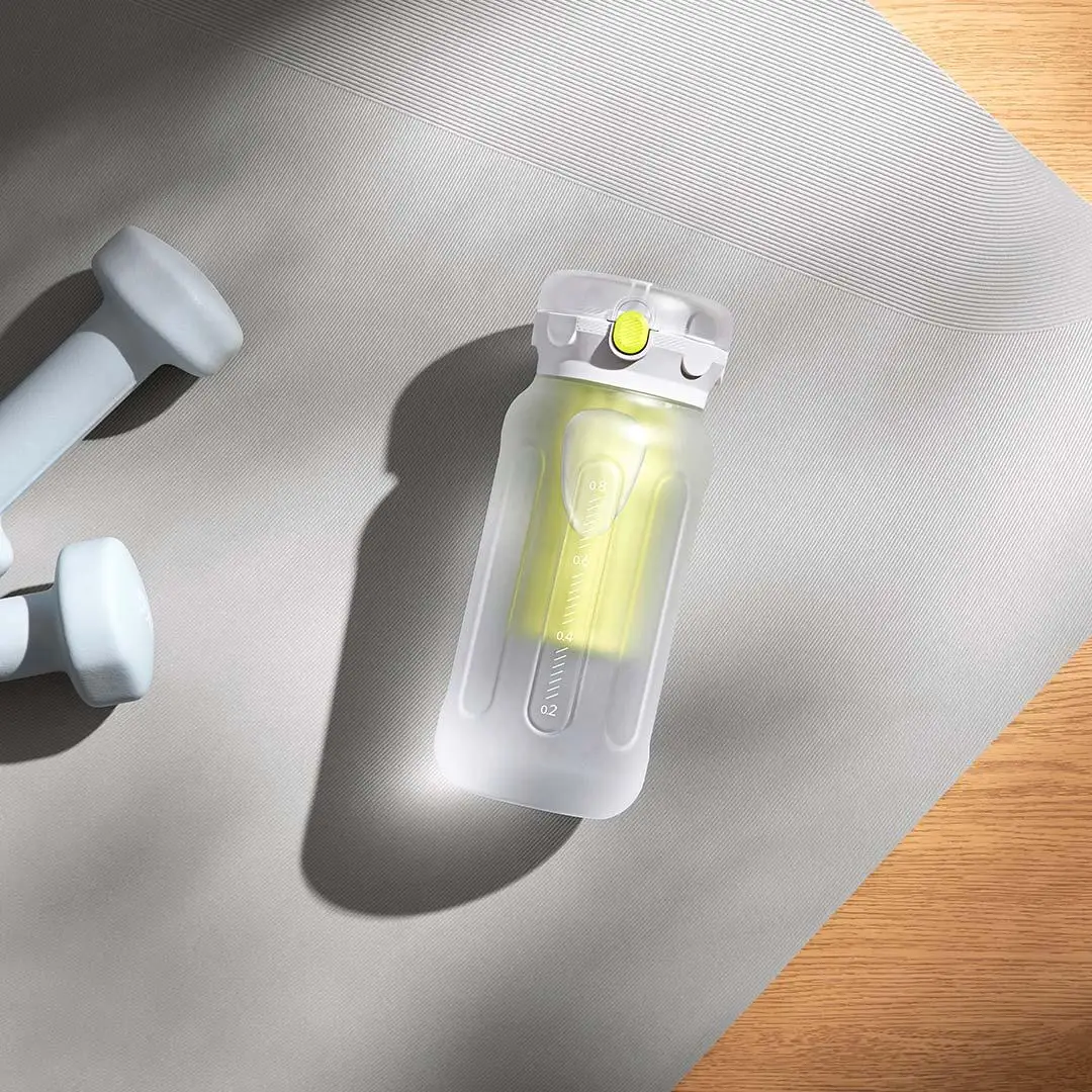 Фото Портативная дорожная спортивная чашка для воды Xiaomi 1 л, спортивная бутылка для воды, безопасные пластиковые бутылки для Mi Training, спортивный чайник для смешивания, фитнеса №2