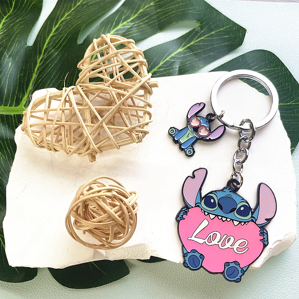 JYYH брелок для ключей с мультяшными персонажами Диснея розовый кулон любви