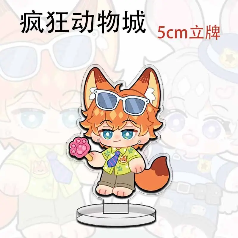 Фото Nick·Wilde тарелка для декора стола Judith Laverne Hopps Standee Zootopia коллекция орнамент Accesorios Zootropolis акриловая кукла игрушка №2