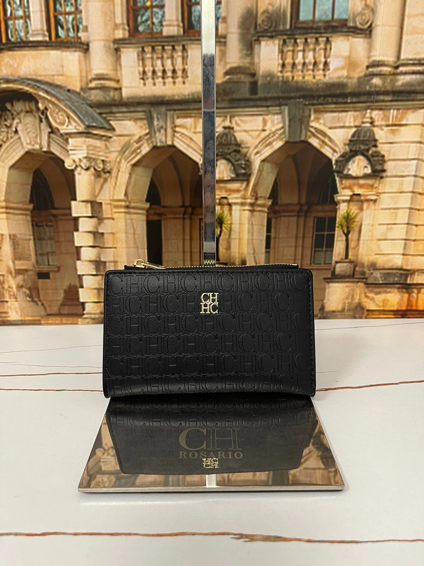 

CILMI HARVILL CHHC Winter New Men's And Women's Wallet Portable Double Layer 8-clip Zipper Double Layer Large Mouth Photo BOX