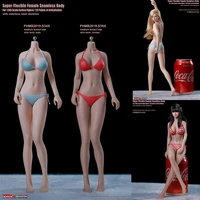 16 scale tbleague s34 s34a s35 s35a female girl super flexible seamless body with bikini for 12 inch action figures women body