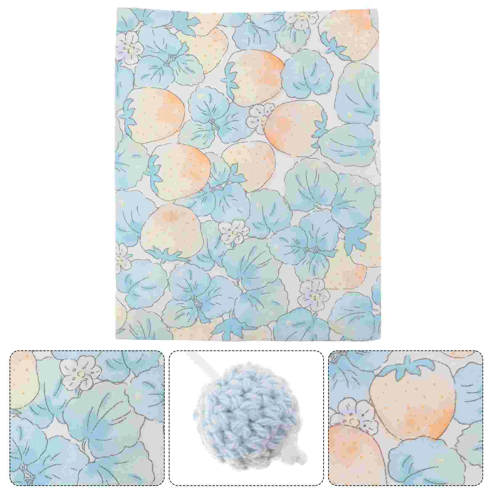 

Book Cover A5 Size Covers Anti-wear Sleeve Protection Wear-resistant Protector Washable Exquisite Fabric Flowers For school