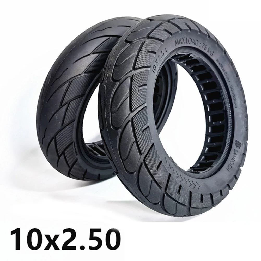 

10 Inch 10x2.50 Solid Tire For Electric Scooter 10*2.50 Tyre Black Rubber Solid Tyre Electric Scooter Replacement Parts