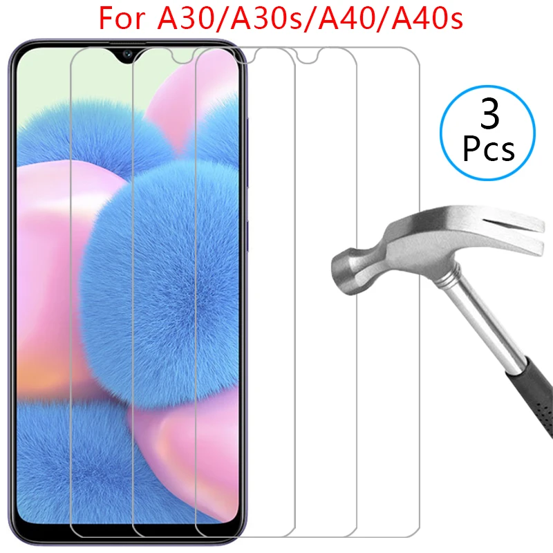 

tempered glass case for samsung a30 a30s a40 a40s cover on galaxy a 30 40 s 30s 40s 30a 40a coque samsun samsumg sansung galaxi