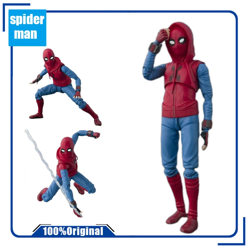 

Bandai оригинальный Человек-паук, Женский экшн-Человек-паук, фигурка Lite, Сборная модель, игрушки, коллекционные модели, украшения