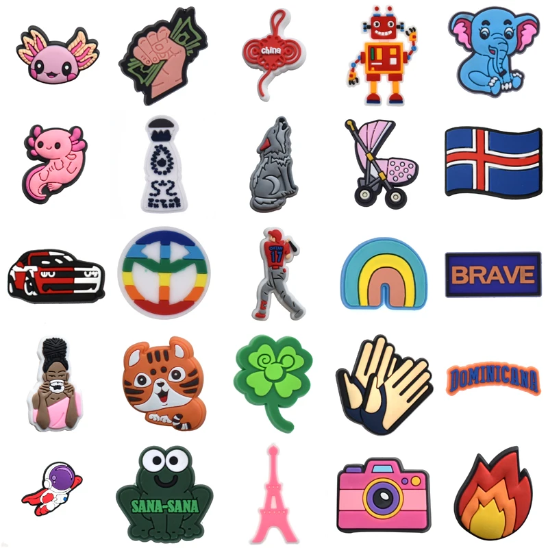 

Boy Wholesale Bulk Men Gifts Shoe Charms Decorations for Crocs Women Charm Girl Shoes Accessories Packs Para Pins Kids Set Jeans