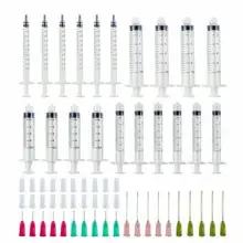 Syringes with Blunt Tip Needles and Caps For Industrial Dispensing Syringe Various sets