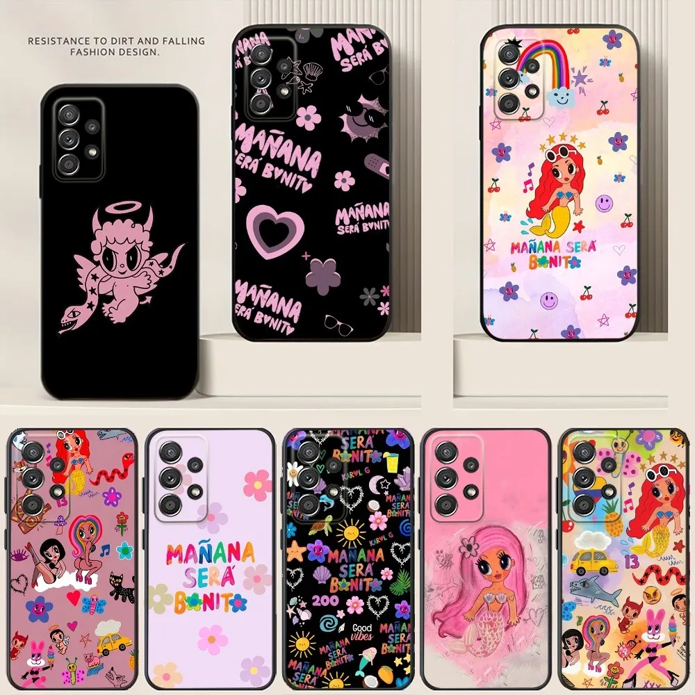 Чехол для телефона Karol G Samsung S24 S21 S22 S23 S30 Ultra S20 Plus Note 10 9 черный мягкий силиконовый