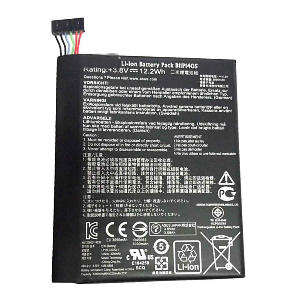 

Replacement Battery B11P1405 Phone Battery For for ASUS MeMO Pad 7 ME70CX K01A 3090mah batteries+tools