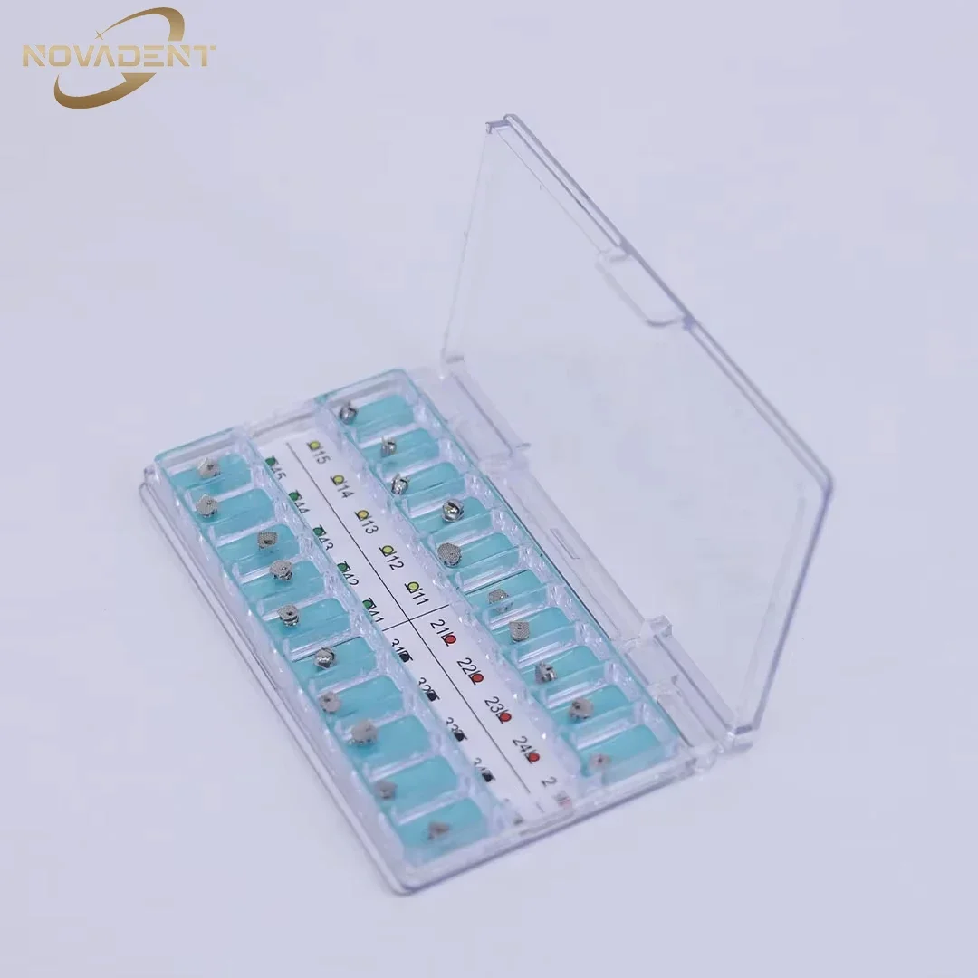 20 шт./компл. стоматологические ортодонтические самоблитящиеся брекеты