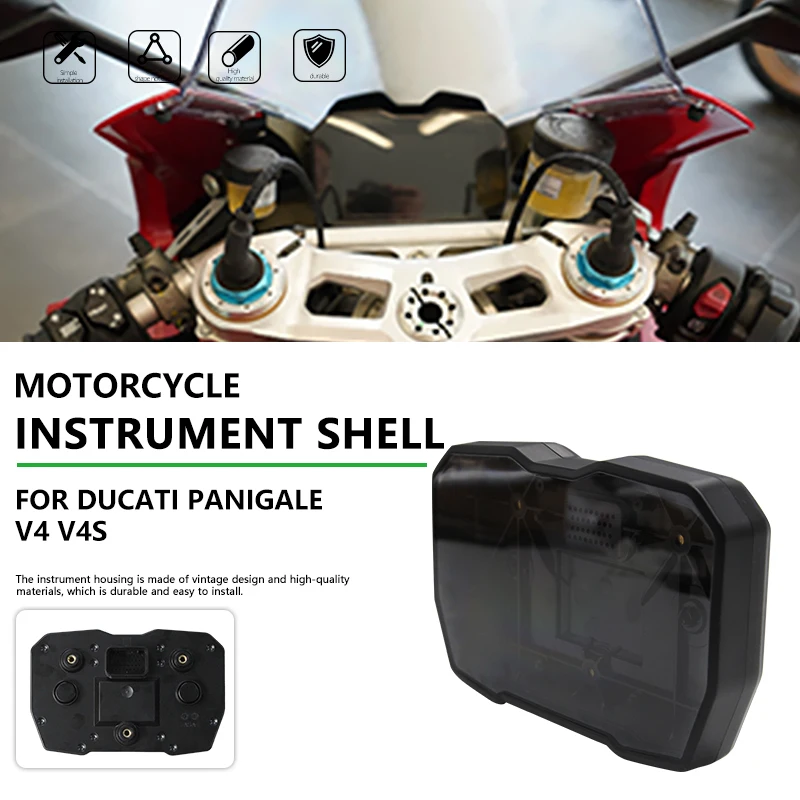 

Speedometer Case New for DUCATI PANIGALE V4 2018- Streetfighter V4 2020 Odometer Speed Table Instrument Shell Meter Gauge Cover
