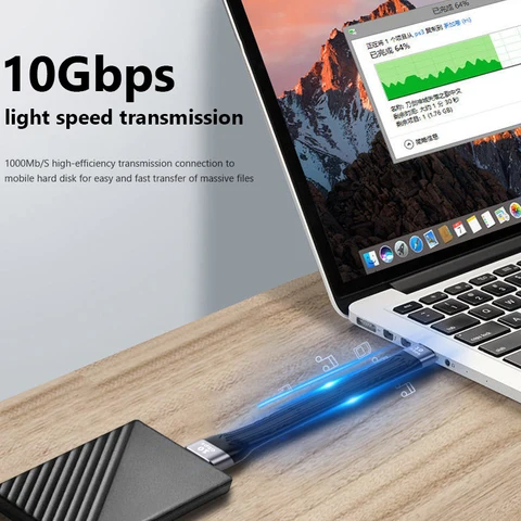 USB штекер/гнездо для кабеля типа C короткий гибкий шнур зарядного устройства Android