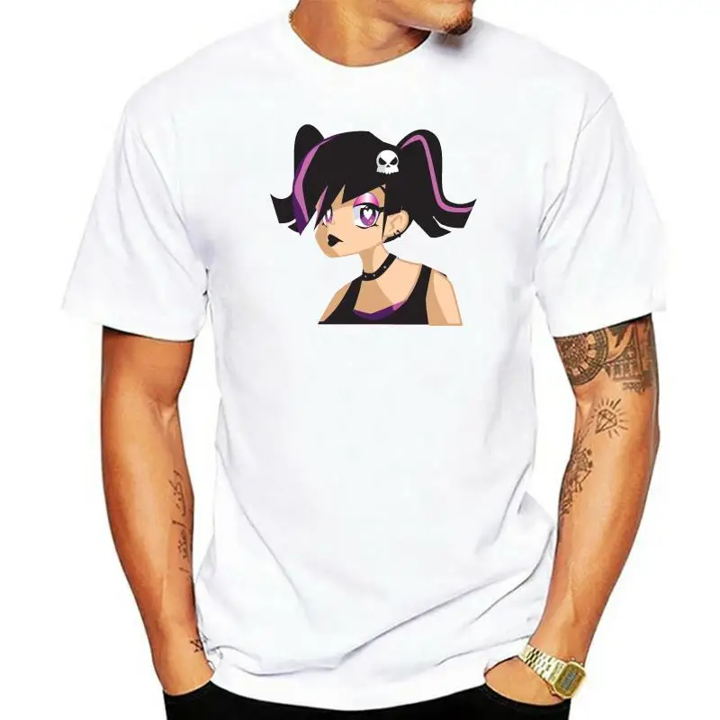 

Camiseta унисекс в стиле аниме для мужчин и женщин, camisa gortica, chica