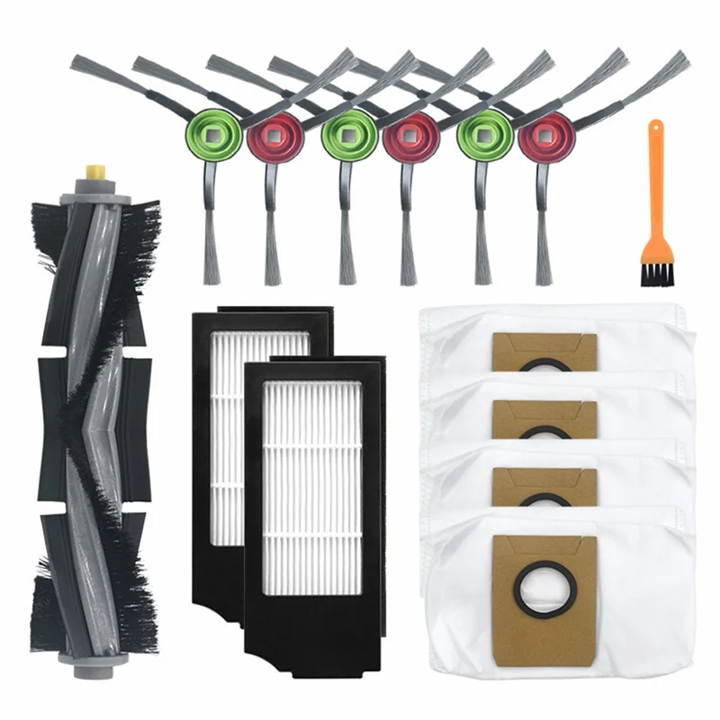 14 шт. для робота-пылесоса ECOVACS DEEBOT X1 TURBO OMN основная щетка боковая HEPA-фильтр детали