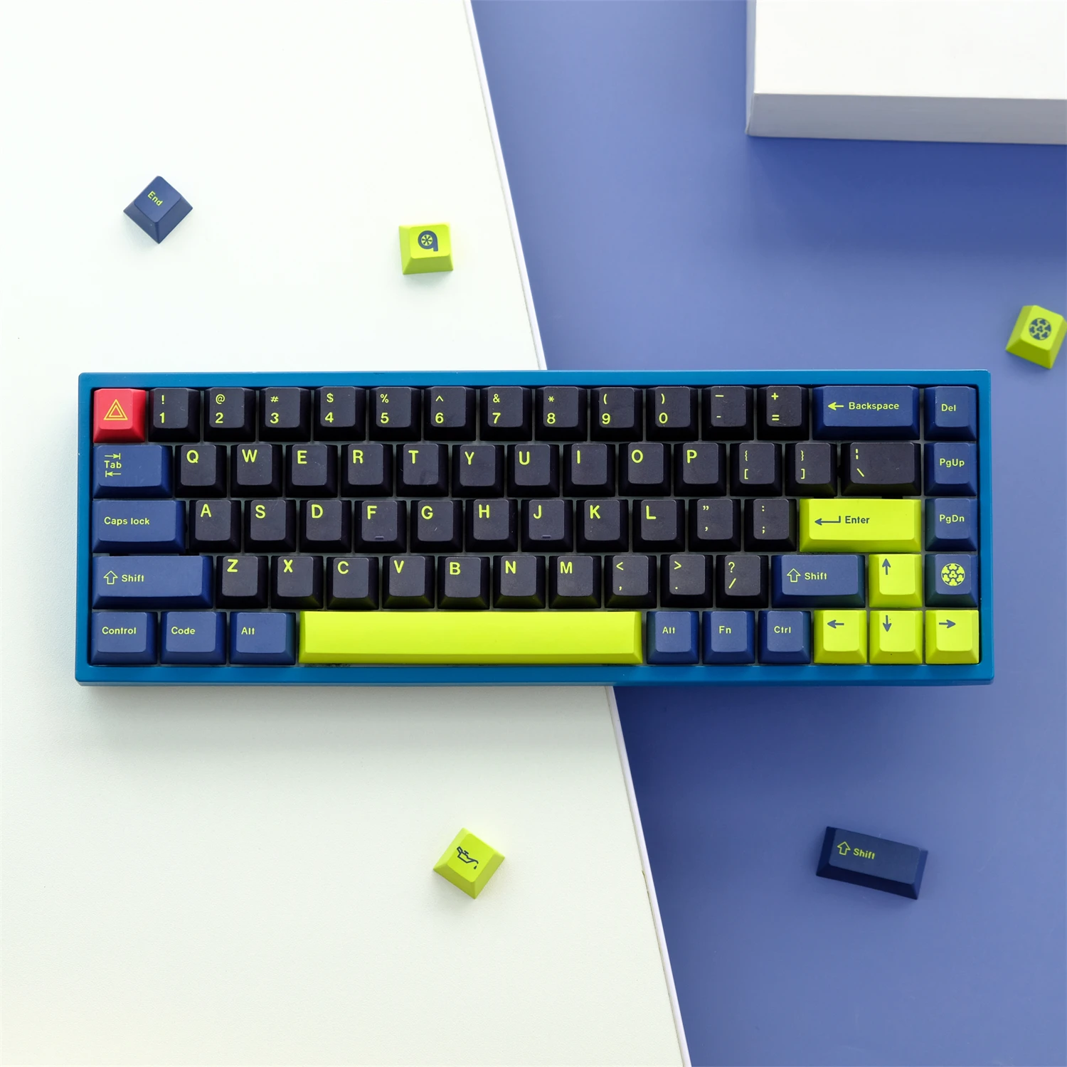 

Колпачки для клавиш ночного запуска GMK с 129 клавишами для переключателей MX, механическая клавиатура PBT, колпачки для клавиш с сублимационной печатью и вишневым профилем GMK