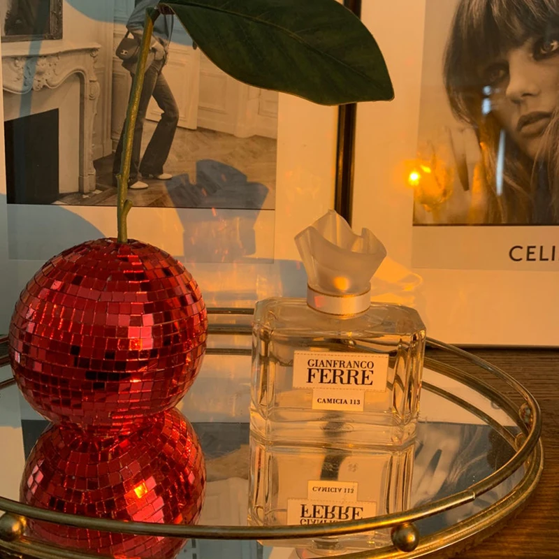 Чрезвычайно быстрая доставка креативный вишневый диско-шар зеркальный