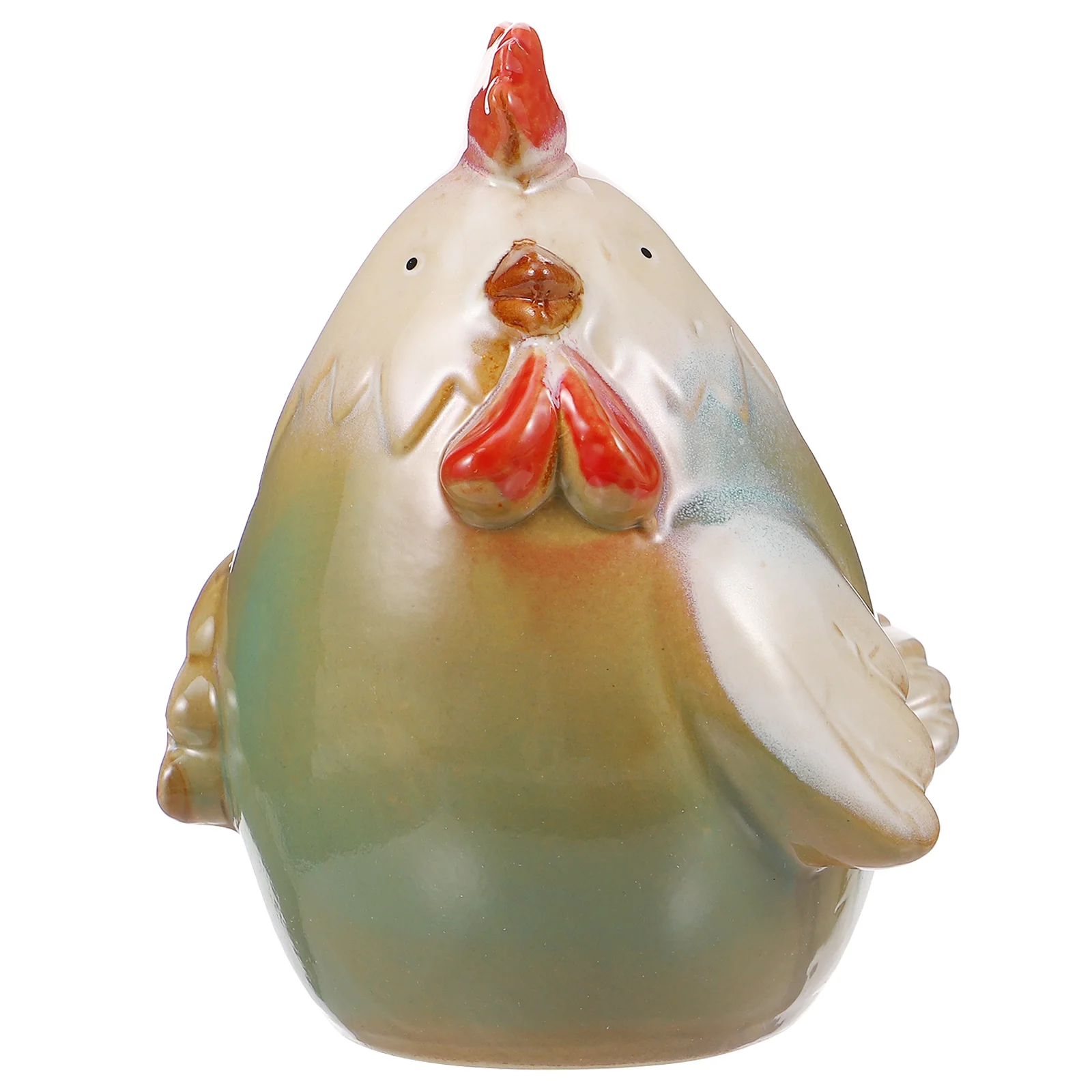 

Money Bank Piggy Kids Box Coin Saving Pot Figurines Jar Chicken Statue Bird Chick Home Decor Decorative Cartoon Change Ceramic