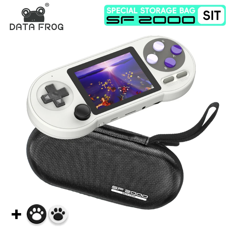 Портативная игровая консоль DATA FROG SF2000 3 дюйма 6000 встроенных игр